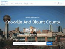 Tablet Screenshot of knoxvilleandblountcountyhomes.com